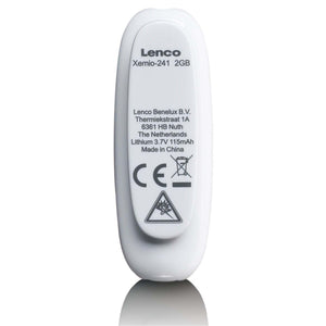 MP3 prehrávač Lenco Xemio-241, sivý JAVÉ ZNÁMKY POUŽITIA