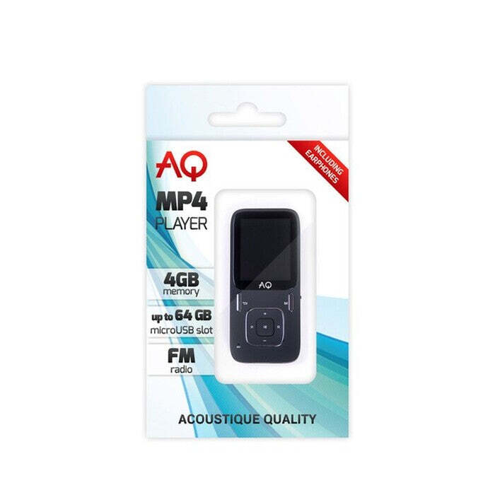 MP4 prehrávač AQ MP02 POŠKODENÝ OBAL