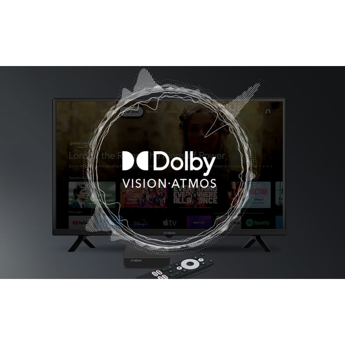 Multimediálne centrum Strong Leap-S3. 4K Google TV VYBALENÉ