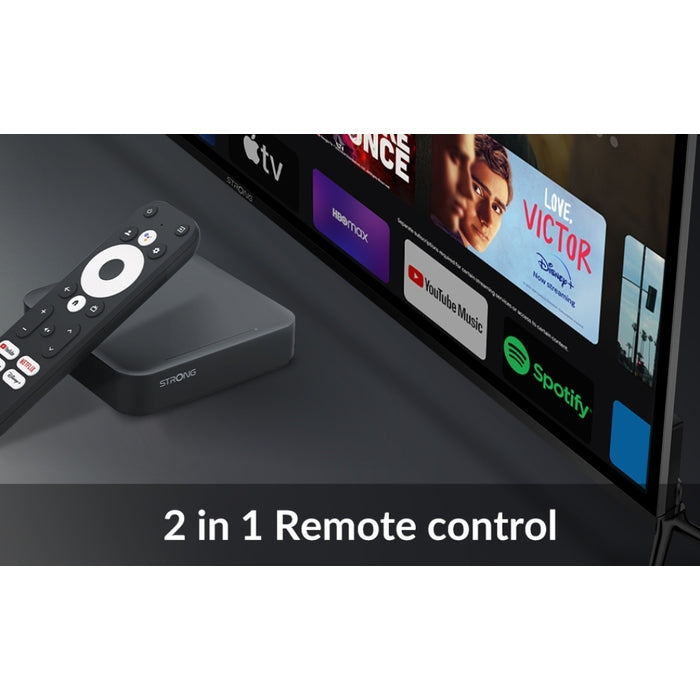 Multimediálne centrum Strong Leap-S3. 4K Google TV VYBALENÉ