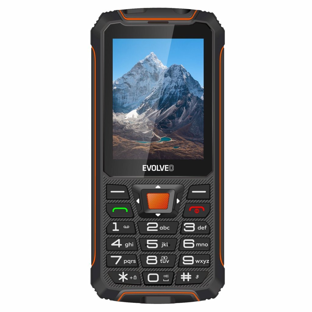 Odolný telefón Evolveo StrongPhone Z6, oranžová VYBALENÉ