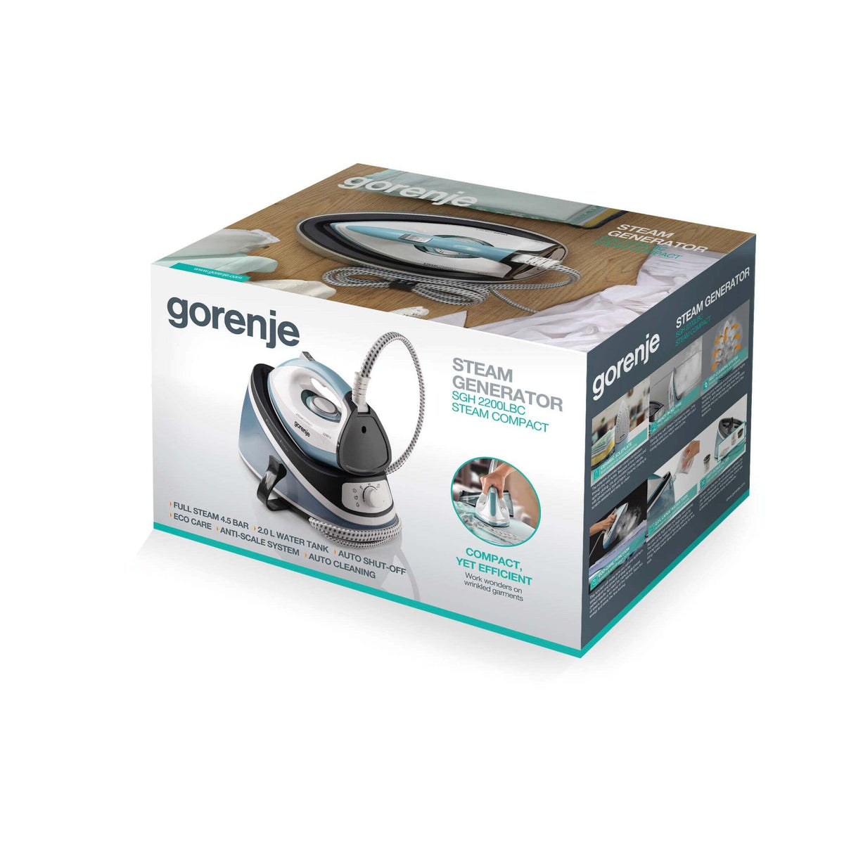Parný generátor Gorenje SGH2200LBC VYBALENÉ