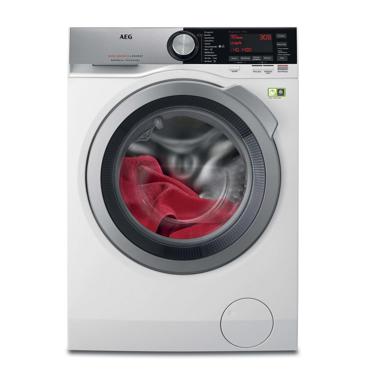 Práčka s predným plnením AEG SoftWater L9FEC49SC, A, 9 kg VYBALENÉ