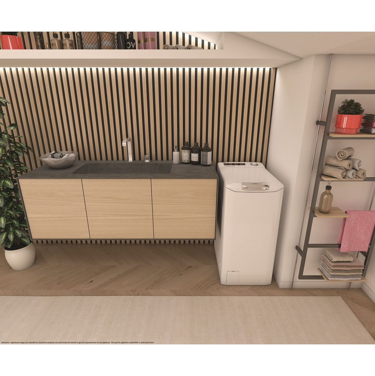 Práčka vrchom plnená Candy H3TSM285TAMCES VYBALENÉ