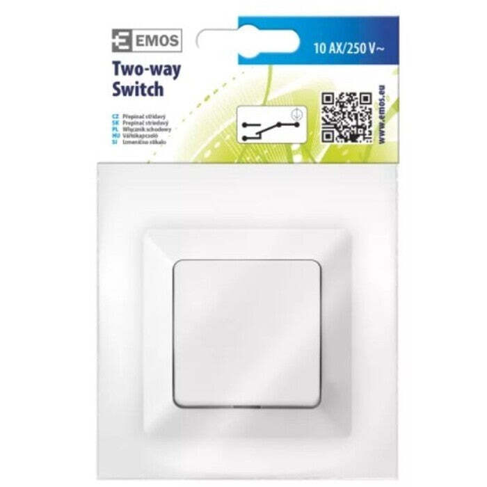 Prepínač Emos A6100.0, striedavý č.1,6 VYBALENÉ