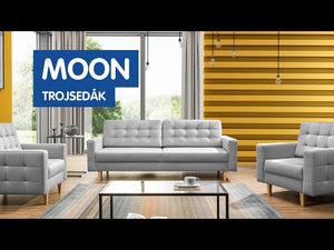 Trojsedák Moon rozkládací šedá II. akosť