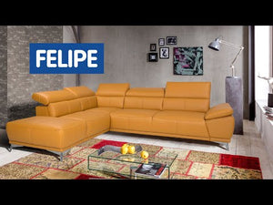 Kožená sedačka Felipe ľavý roh II. akosť