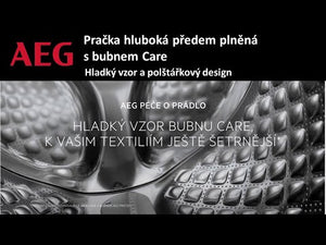 Práčka s predným plnením AEG LFR71862BC, 8 kg