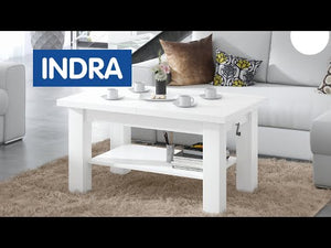 Konferenčný stolík rozkladací Indra (dub sonoma) ROZBALENÉ