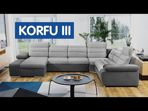 Rohová sedačka rozkladacia Korfu ľavý roh II. akosť
