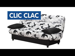 Rozkladacia pohovka Clic Clac žltá