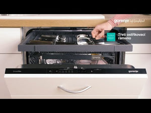 Voľne stojaca umývačka riadu Gorenje GS671C60X, 60cm VYBALENÉ