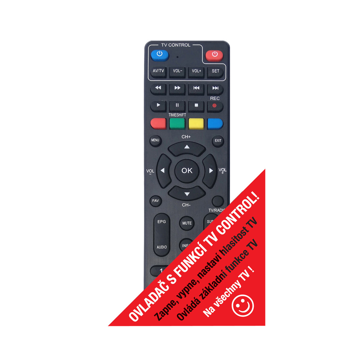 Prijímač pozemného televízneho vysielania DVB-T2 s dvoma tunermi VYBALENÉ