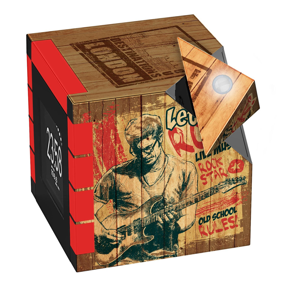 Rádiobudík s projekciou Bigben RR70PROCKWOOD VYBALENÉ