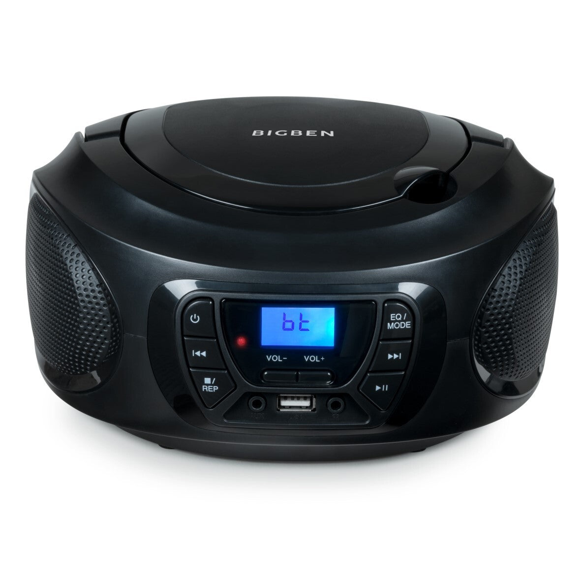 Rádiomagnetofón Bigben CD62, Bluetooth, čierna VYBALENÉ
