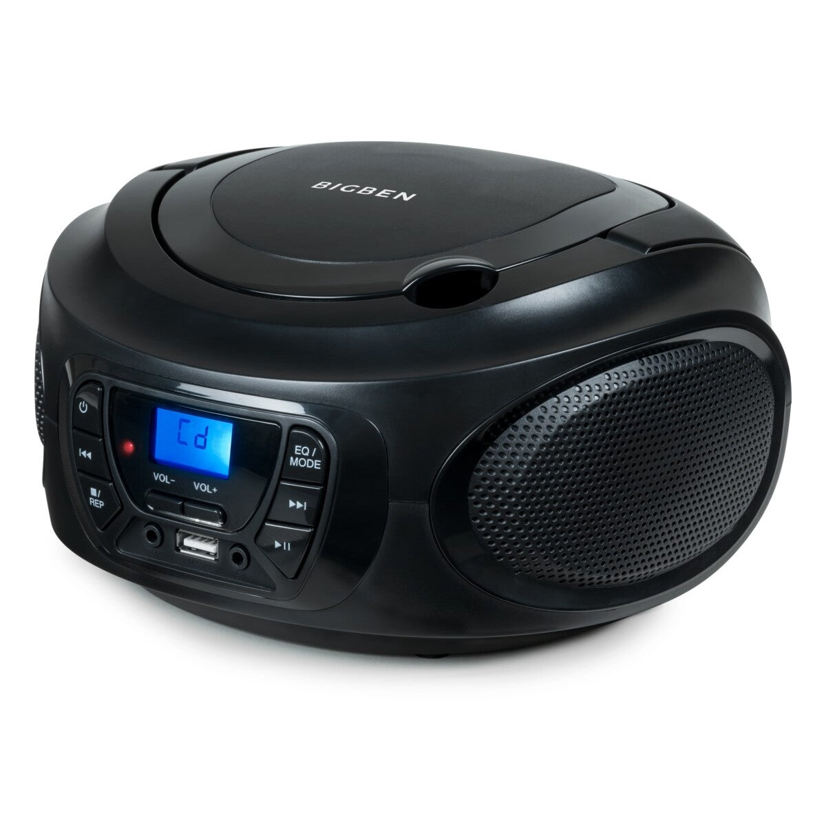 Rádiomagnetofón Bigben CD62, Bluetooth, čierna VYBALENÉ