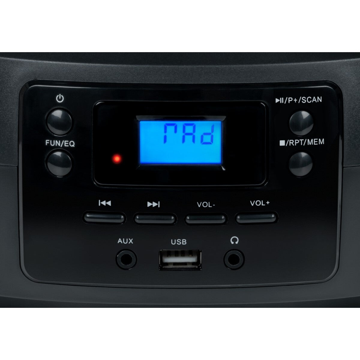 Rádiomagnetofón Bigben CD63, USB, čierna VYBALENÉ