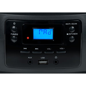 Rádiomagnetofón Bigben CD63, USB, čierna VYBALENÉ