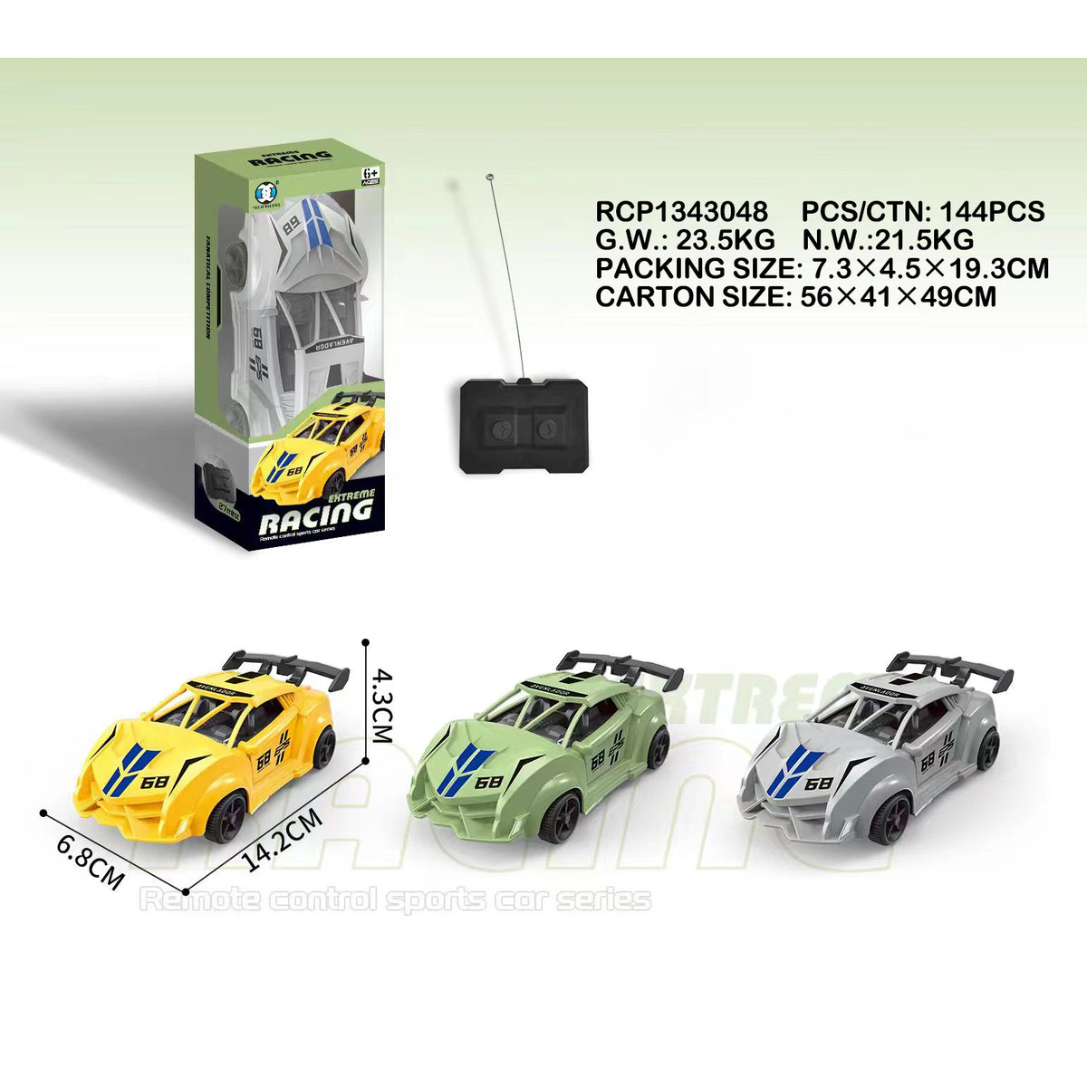 RC auto mini extreme racing, viac farebných variantov
