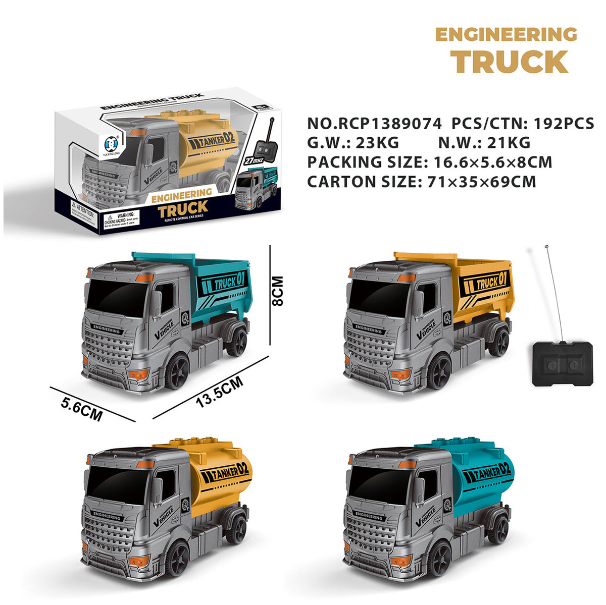 RC truck mini, viac variant