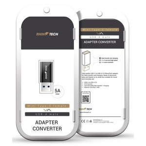 Redukcia RhinoTech USB-C (Female) na USB-A 3.0 (Male)