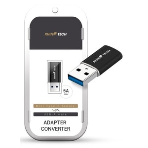 Redukcia RhinoTech USB-C (Female) na USB-A 3.0 (Male)
