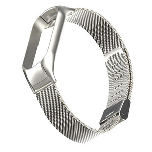 Remienok pre Xiaomi Mi Band 5 oceľ. miláno, easy click, striebor VYBALENÉ