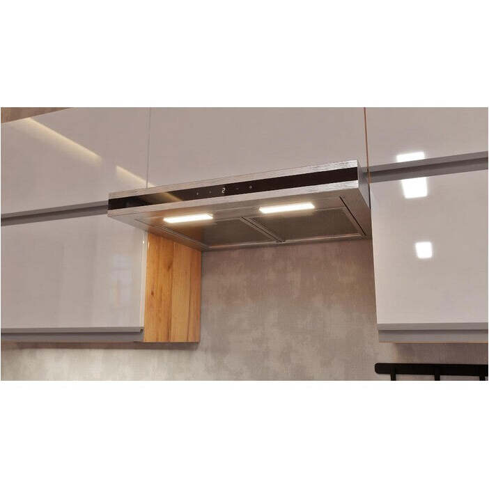 Rohová kuchyňa Brick light ľavý roh 240x160 cm (biela/dub craft) II. akosť