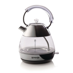 Rýchlovarná kanvica Gorenje K17GPD, sklo, 1,7l VYBALENÉ