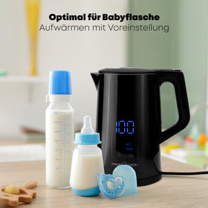 Rýchlovarná kanvica ProfiCook WKS 1243, čierna, 1,7l