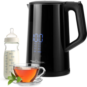 Rýchlovarná kanvica ProfiCook WKS 1243, čierna, 1,7l