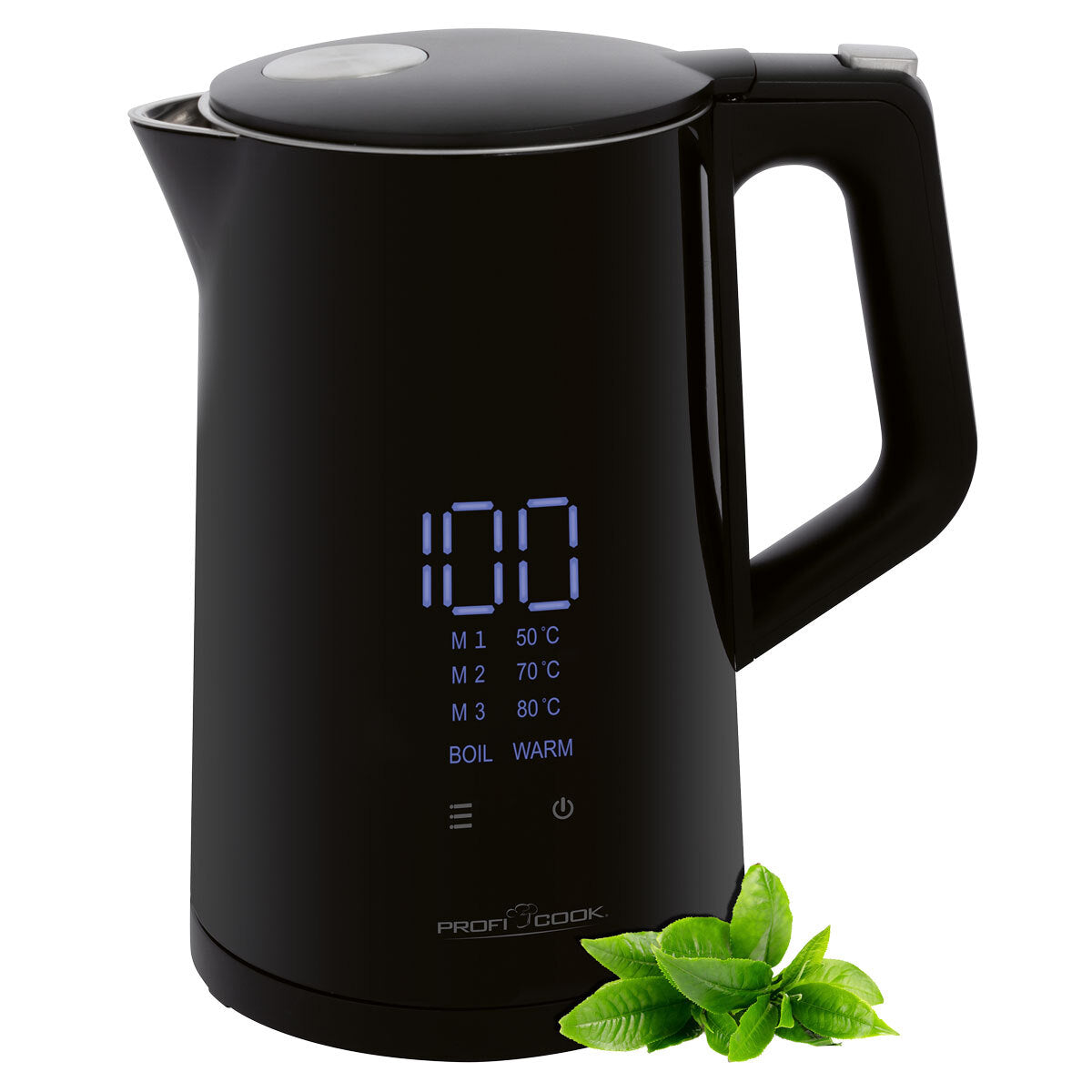 Rýchlovarná kanvica ProfiCook WKS 1243, čierna, 1,7l