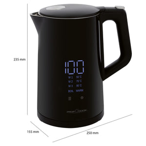 Rýchlovarná kanvica ProfiCook WKS 1243, čierna, 1,7l