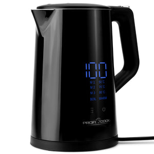 Rýchlovarná kanvica ProfiCook WKS 1243, čierna, 1,7l