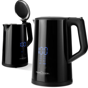 Rýchlovarná kanvica ProfiCook WKS 1243, čierna, 1,7l