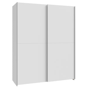 Šatní skříň Amy - 150,1x190,5x61,2 cm (bílá) ROZBALENÉ