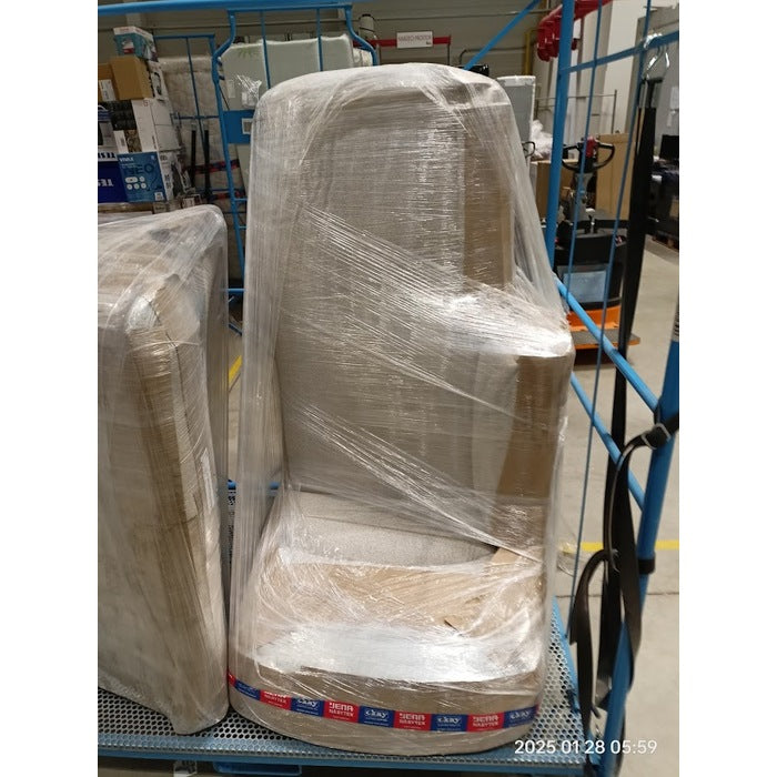 Šatníková skriňa Pop 2 - 250x215x61 cm (dub sonoma, biela) II. akosť