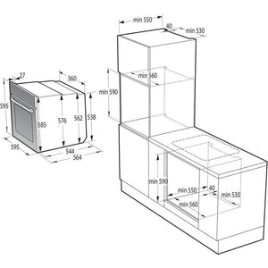 Set Gorenje BOS6737E06BG + GI6401BSC, čierna