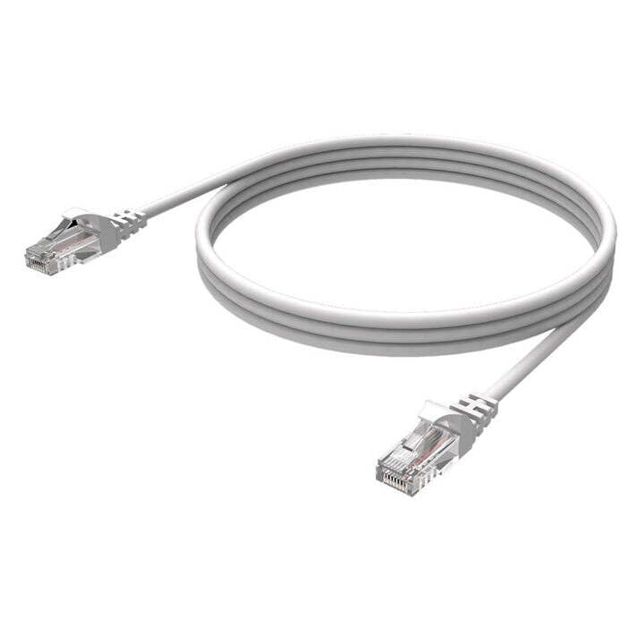 Sieťový prepojovací kábel RJ 45(male) na RJ45(male), 3m, biela