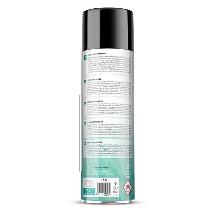 Stlačený plyn CLEAN IT CL103, 500ml