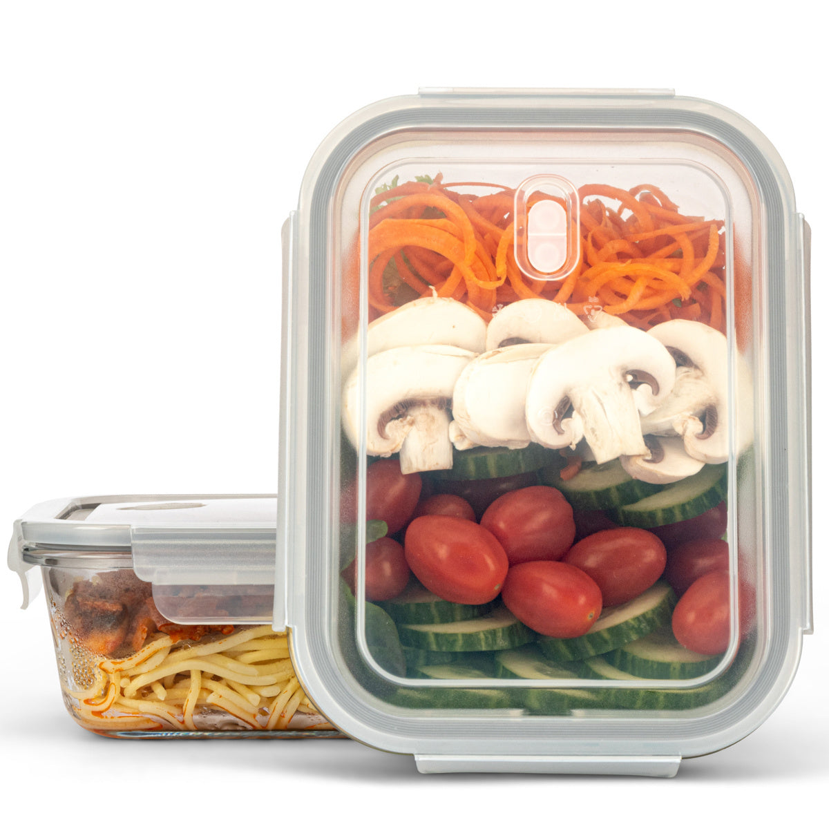 Súprava sklenených dóz Classbach FHD 4024 G, 2ks