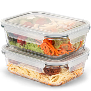 Súprava sklenených dóz Classbach FHD 4024 G, 2ks