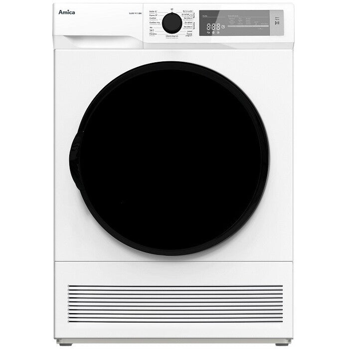 Sušička bielizne Amica SUPF 911 BW, B, 9kg