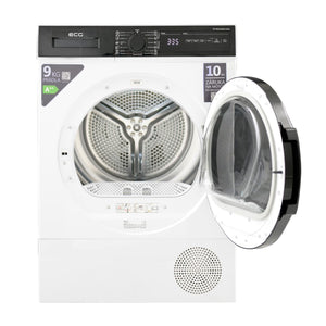 Sušička bielizne ECG ETF 90 HEAT BLACK, A, 59,6 cm