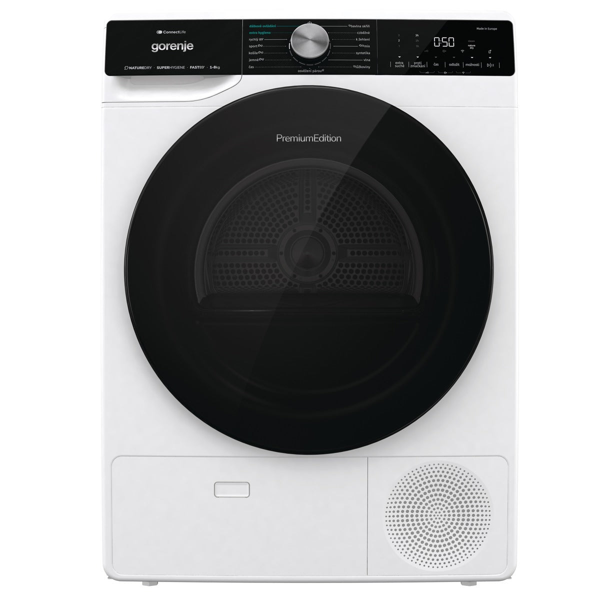 Sušička bielizne Gorenje D2NS83SW/CZ, A+++, 8kg VYBALENÉ
