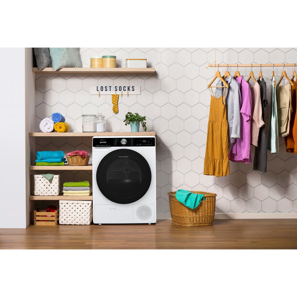 Sušička bielizne Gorenje D2NS83SW/CZ, A+++, 8kg VYBALENÉ