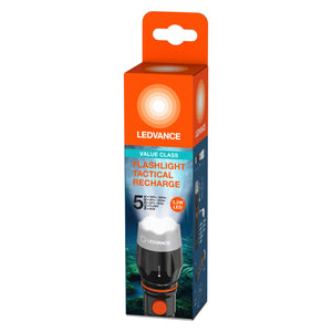 Taktické LED svietidlo Osram dobíjacie 3,2W, studené biele VYBALENÉ