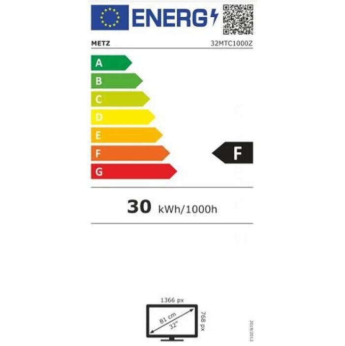 Televízor Metz 32MTC1000 / 32&quot; (80 cm) JAVÉ ZNÁMKY POUŽITIA