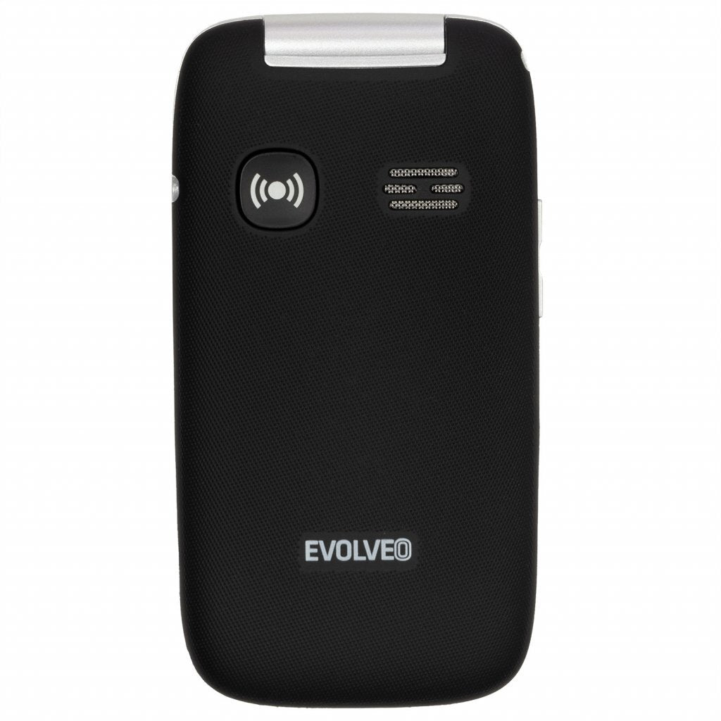 Tlačidlový telefón Evolveo EasyPhone FS, čierna VYBALENÉ