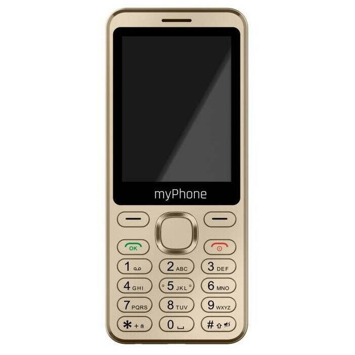 Tlačidlový telefón myPhone Maestro 2, zlatá VYBALENÉ